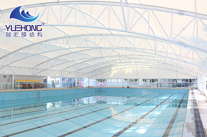 广州海珠区星汇园膜结构游泳馆案例