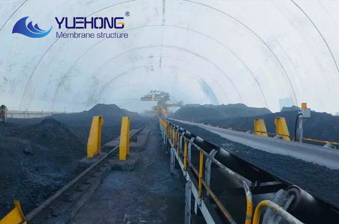 Газопленочная угольная площадка