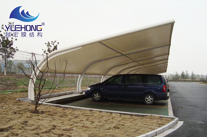 膜结构汽车棚