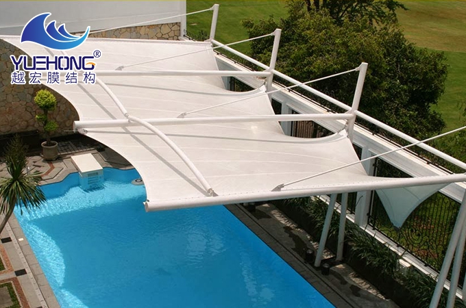 游泳池膜结构顶棚