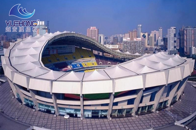 足球场馆看台膜结构