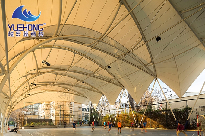 足球场膜结构顶棚