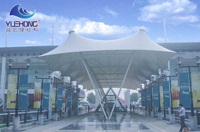 商业膜结构顶棚